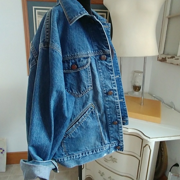 Vintage GAP denim truckers jacket large - Picture 7 of 8